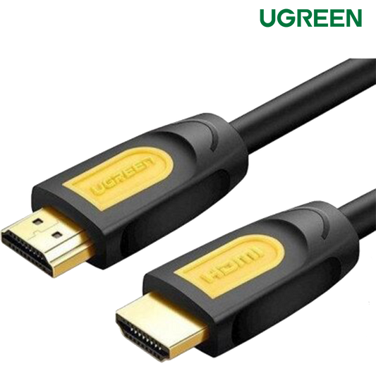 UGREEN HDMI 4K round cable 1m (yellow/black)