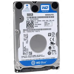WD Blue 500GB Mobile Hard Disk Drive - 5400 RPM SATA 6 Gb/s 7.0 MM 2.5 Inch - WD5000LPVX