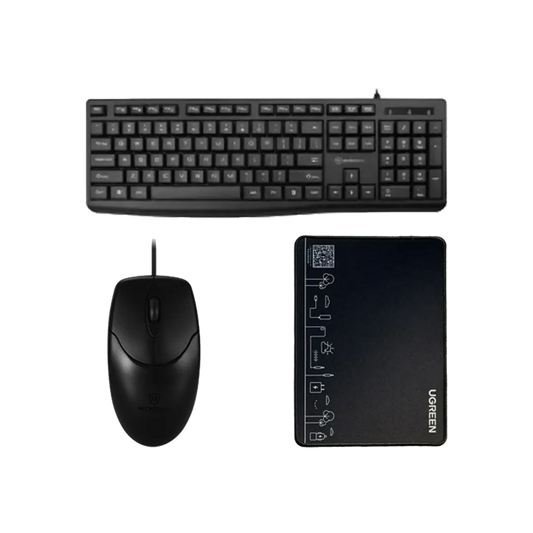 Micropack Classic Keyboard & Mouse & Mouse Pad