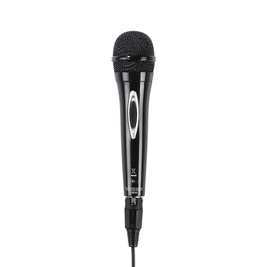 Vivanco DM40 Dynamic Microphone With Integrated Windscreen - Black